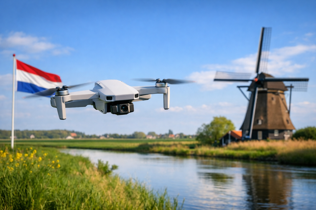 Welke drone mag je zonder vergunning vliegen in Nederland?